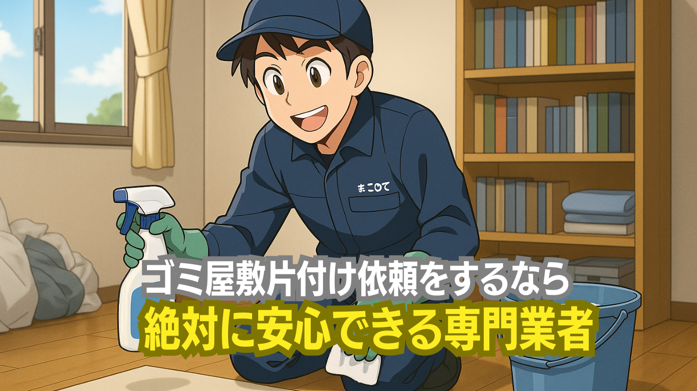 ゴミ屋敷片付け依頼なら専門業者のまごのて