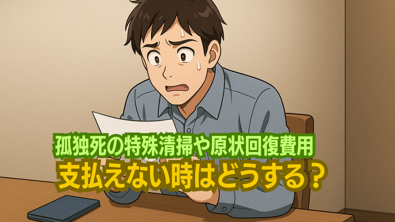 孤独死対応の保険は必須