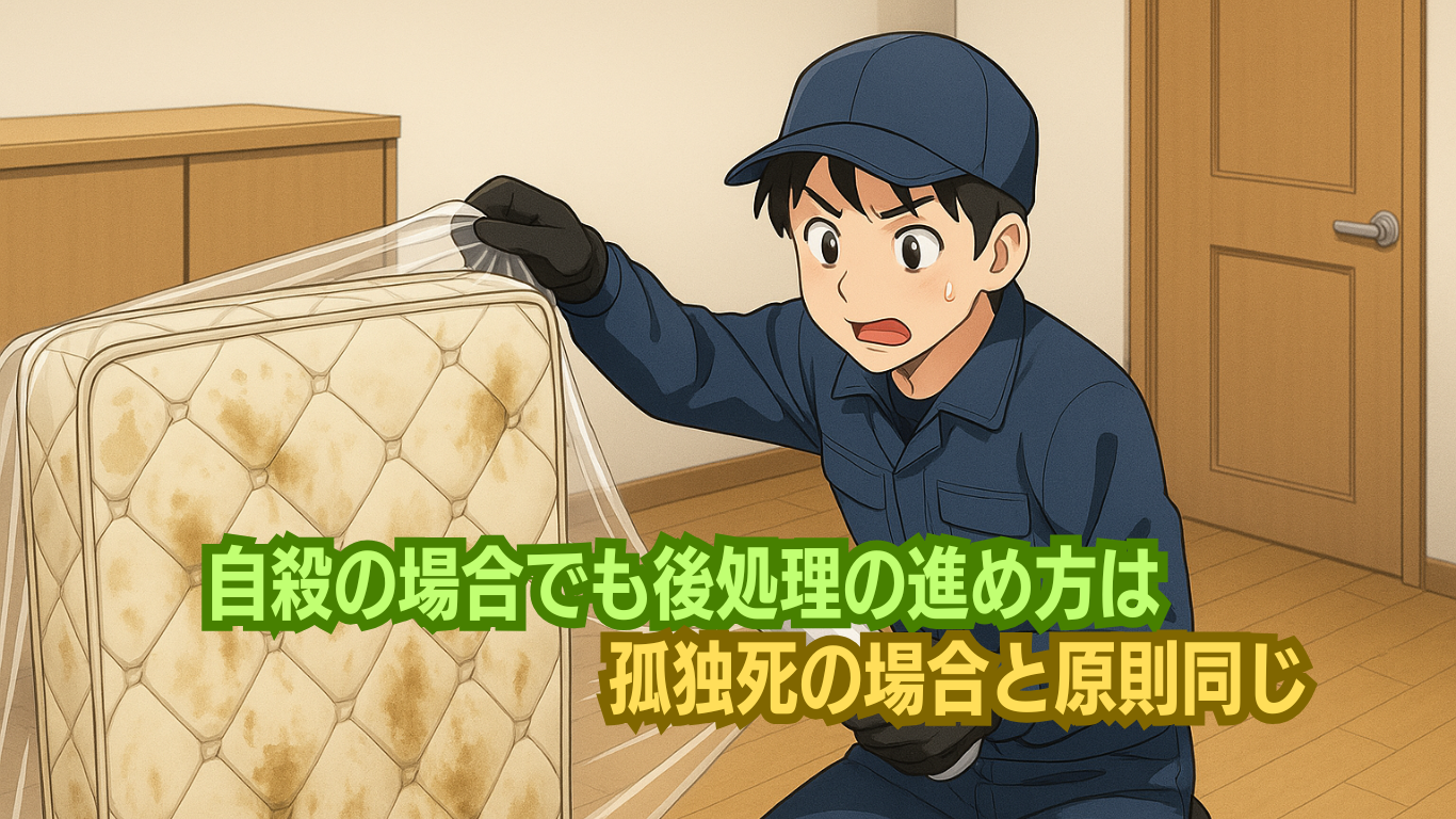 自殺の場合の原状回復の進め方