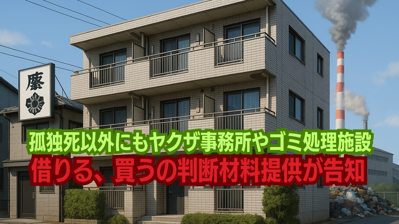 孤独死の事実を隠蔽