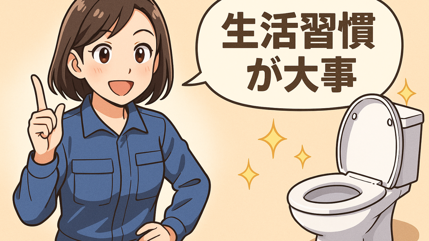 綺麗なトイレを維持する方法