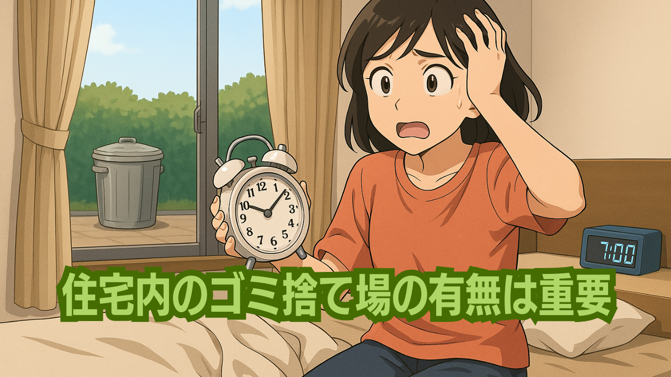 ゴミ捨て場の有無は超重要