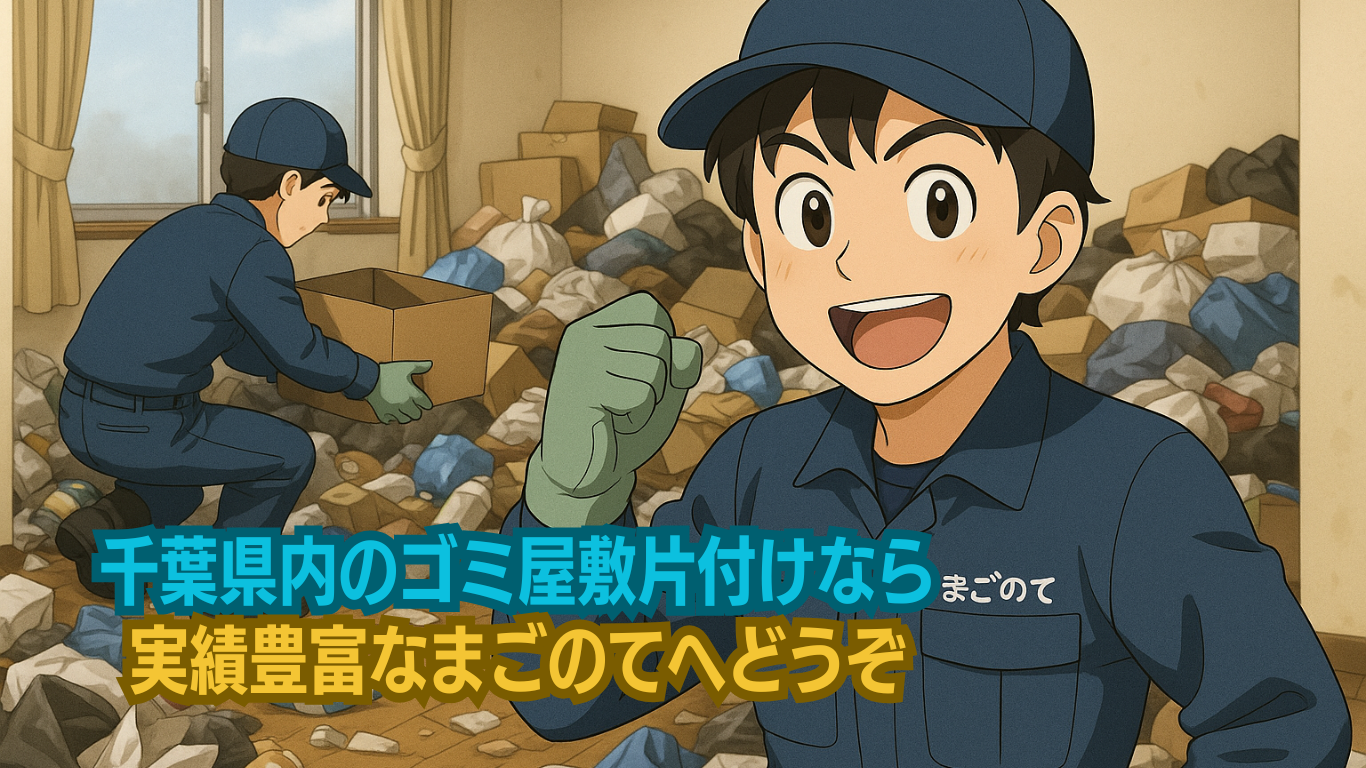 千葉のゴミ屋敷片付けならまごのて