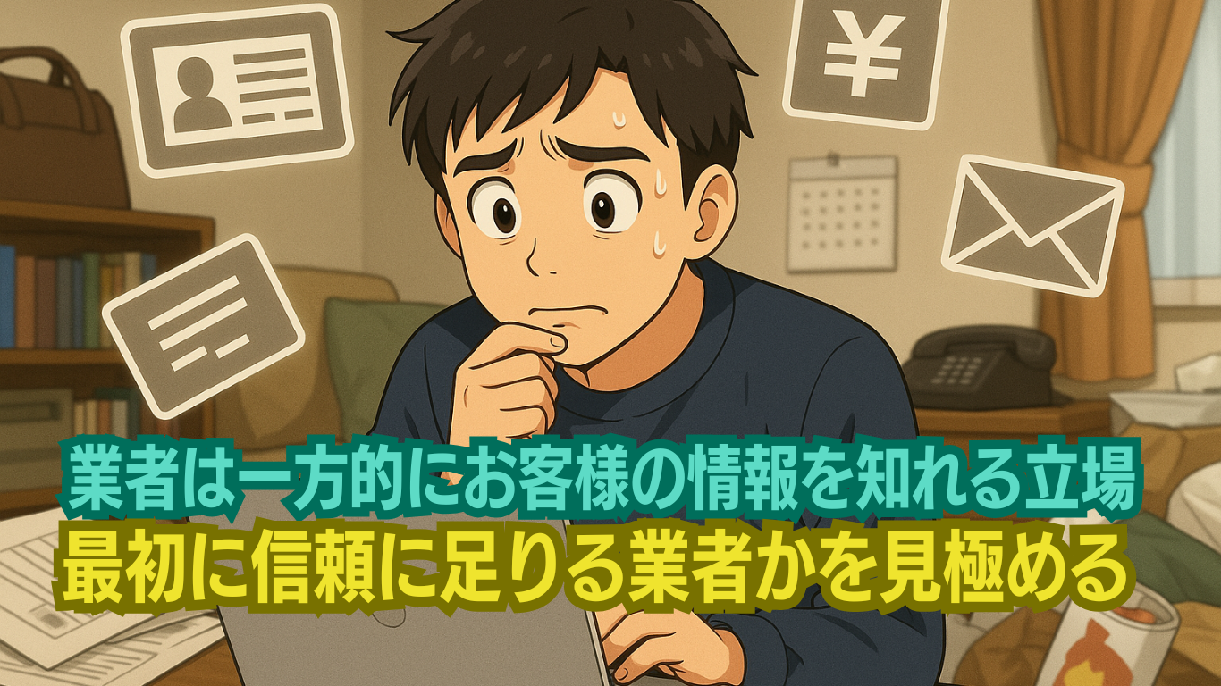その片付け業者で個人情報が守れますか?
