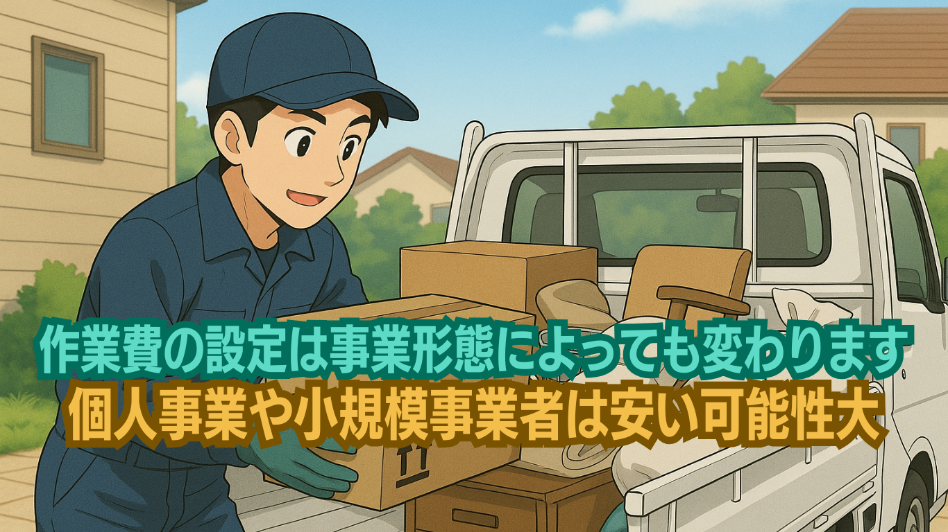 個人事業のゴミ屋敷片付け業者なら安い