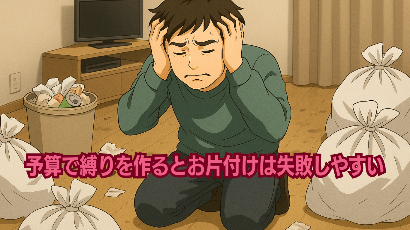 ゴミ屋敷のお片付けは予算を先行させると失敗しやすい