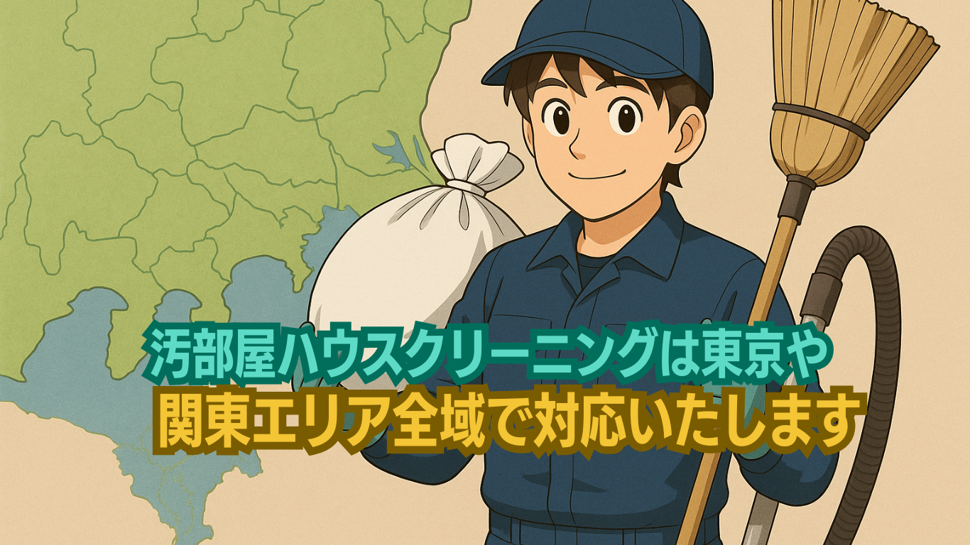 ゴミ屋敷のハウスクリーニング関東一円でサービス提供中