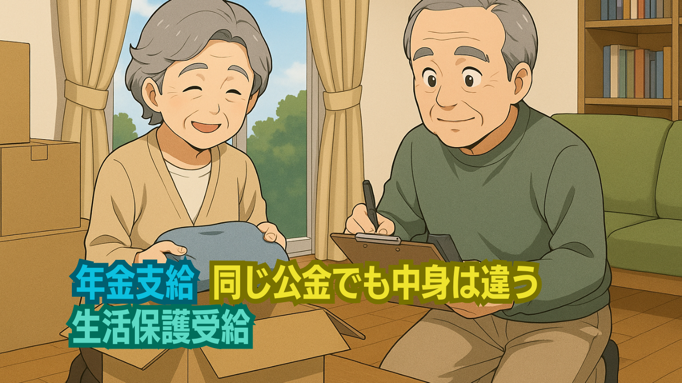 年金とナマポでは同じ公金でも中身が違う