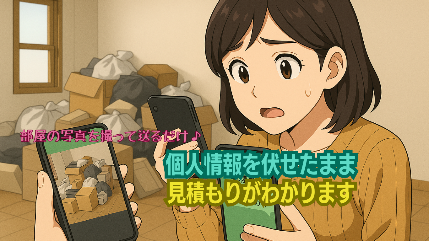 お部屋のお片付け相談はLINEが便利