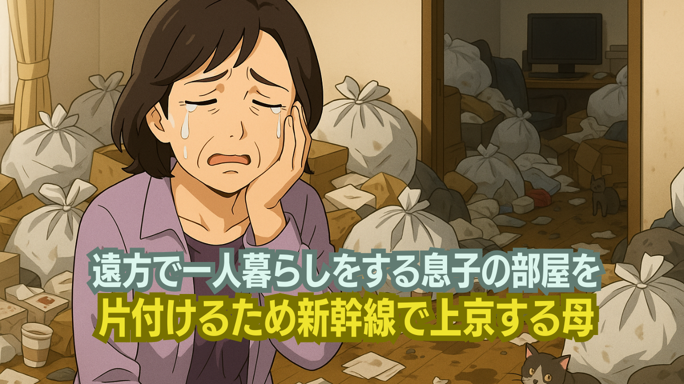 引きこもり息子のゴミ屋敷