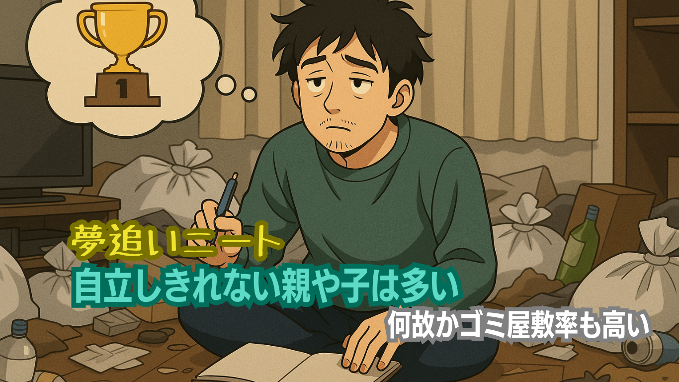自立しきれないゴミ屋敷ニート