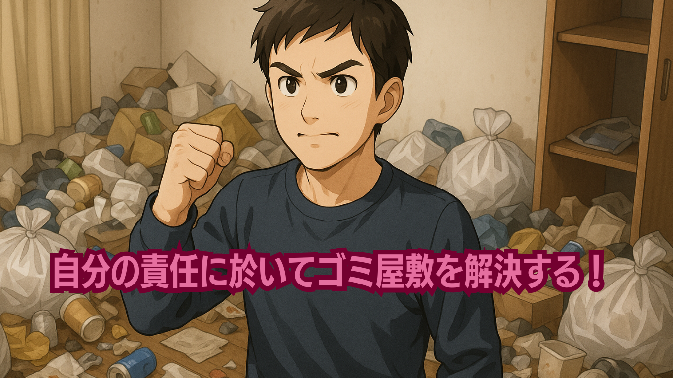 自分で責任をもってゴミ屋敷の解決に挑もう