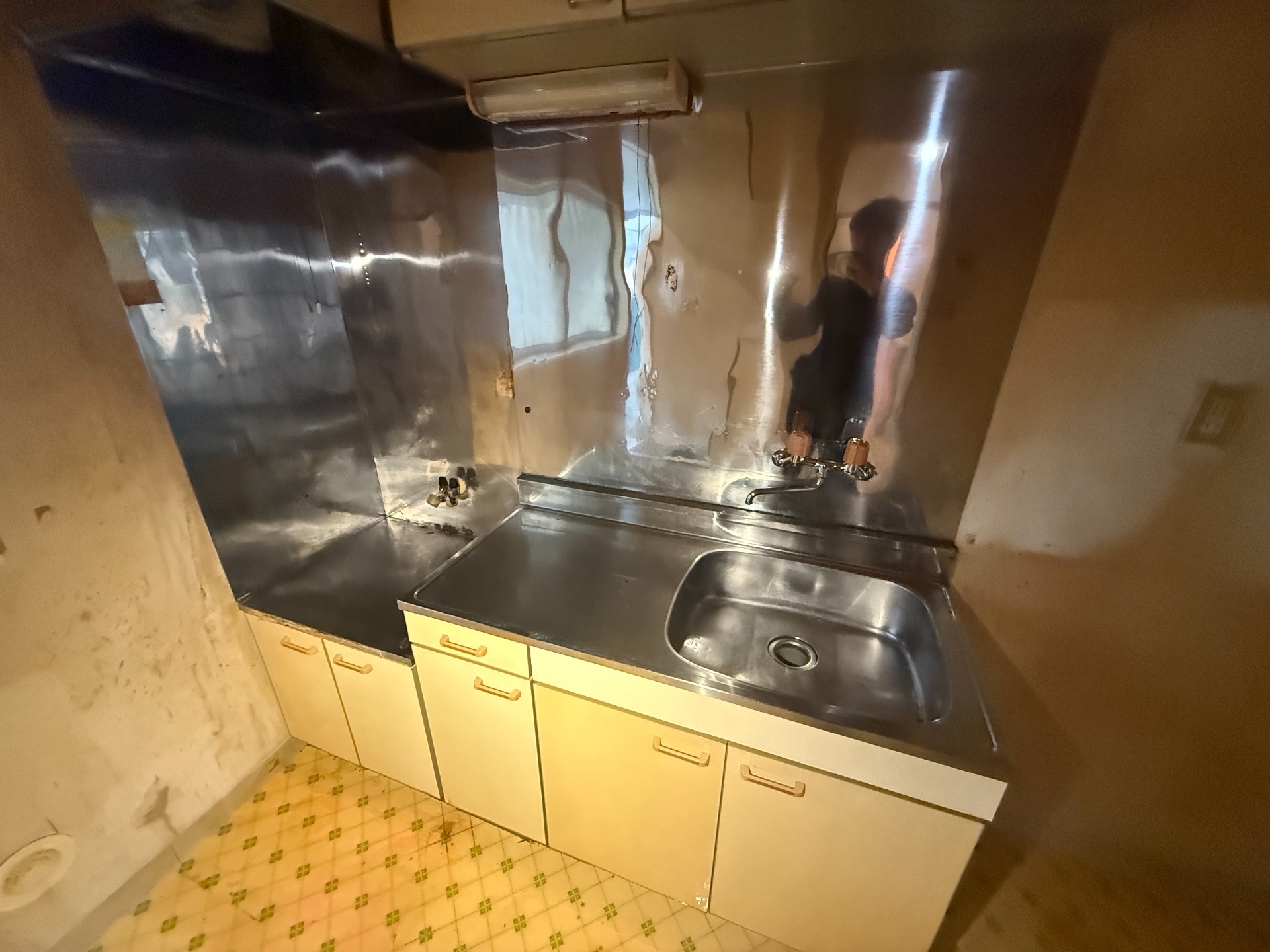 ピカピカになったキッチン