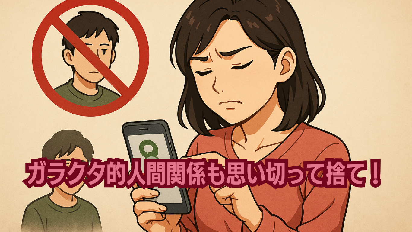 ゴミのような男も捨てて開運