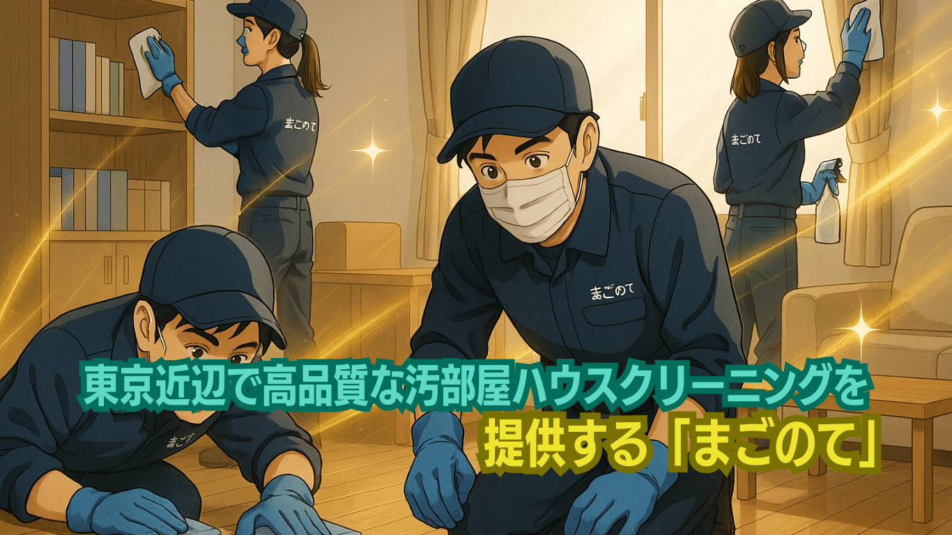 東京の汚部屋ハウスクリーニングならまごのて