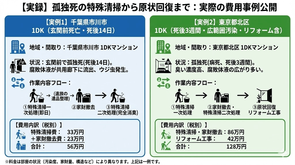 特殊清掃の進め方フロー