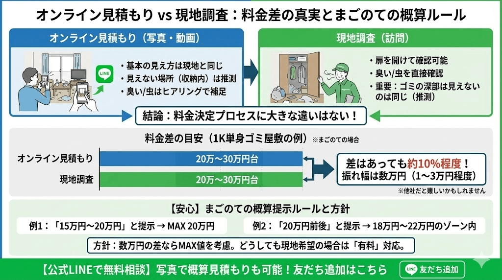 ゴミ屋敷片付け料金の決まり方
