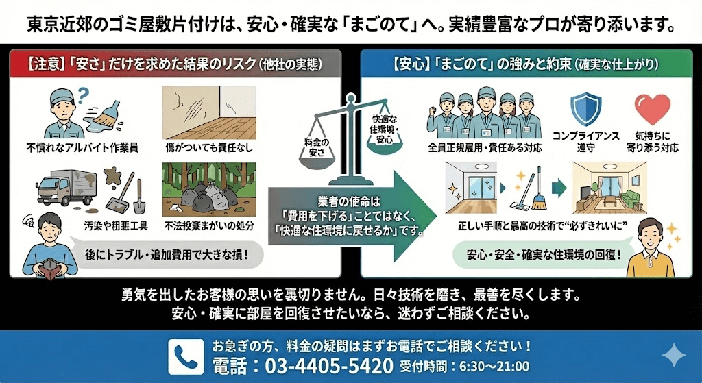 業界最安値のゴミ屋敷片付け業者が生まれる