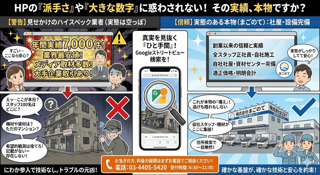 年間数千件特殊清掃をやる業者の社屋