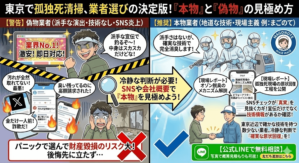 東京近辺の特殊清掃ならまごのてへどうぞ