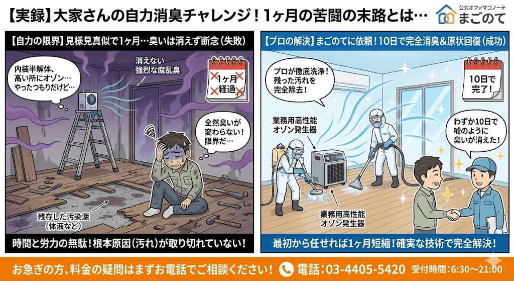 自力で特殊清掃はやめろ