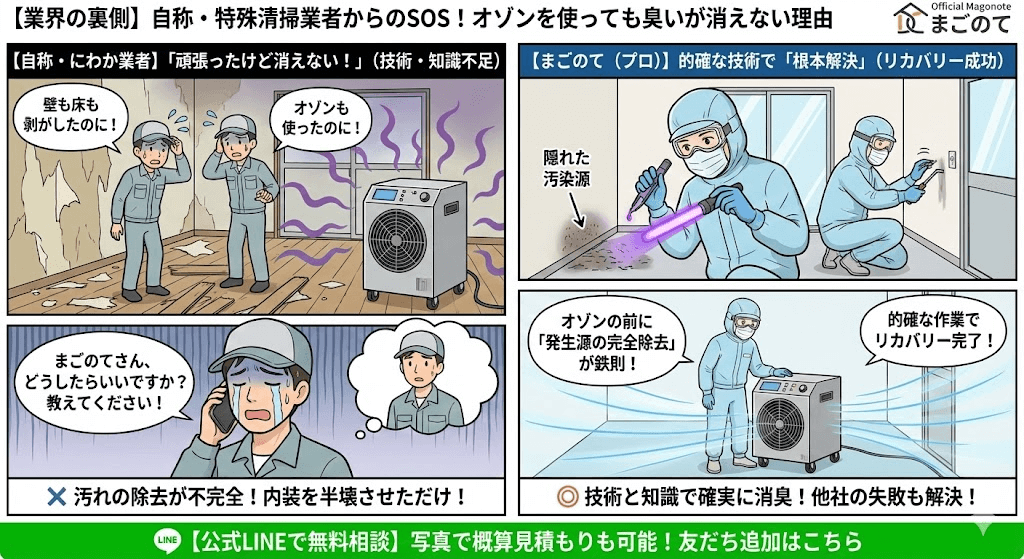 特殊清掃他社成功やり直し