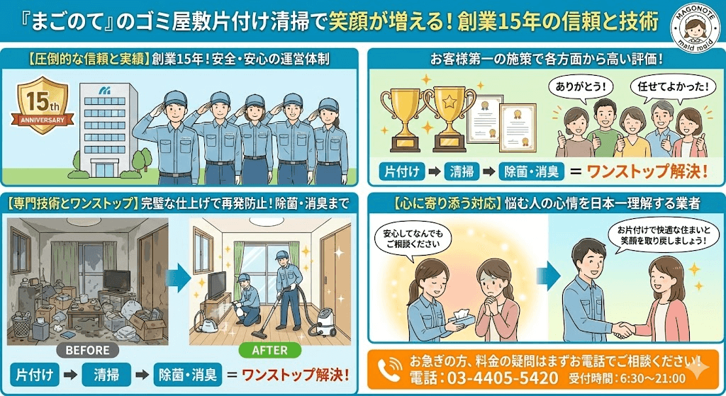 ゴミ屋敷や汚部屋のLINEお手軽見積もりはこちら