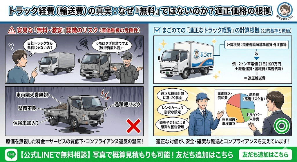 廃棄物輸送のための経費