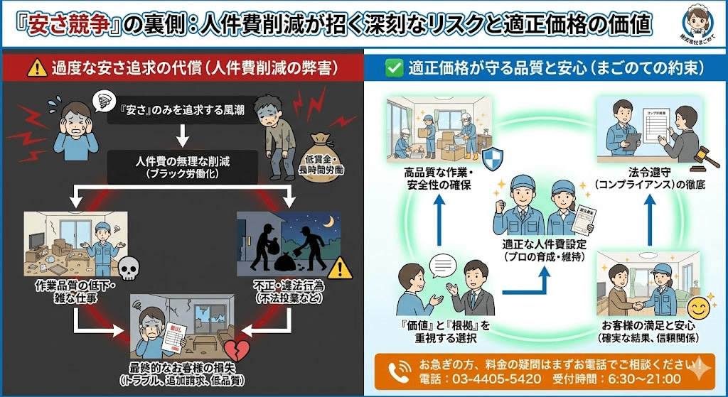 安いが正義の風潮がブラック労働を生む