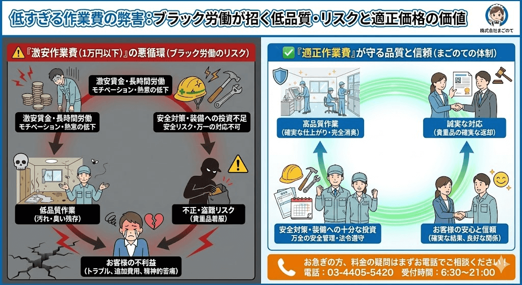 部屋の片付けに安さを求めすぎるとロクな目に遭わない