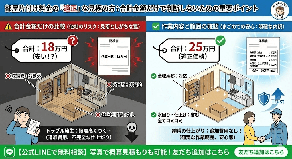 見た目だけの金額で判断するのは愚の骨頂
