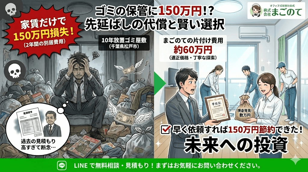 使わない部屋に150万円もの空家賃