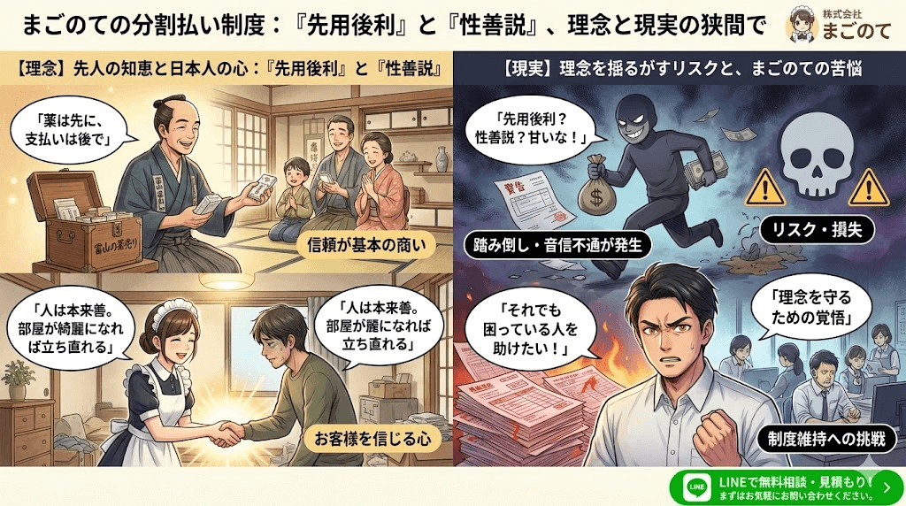 ゴミ屋敷片付けで分割払い導入の経緯