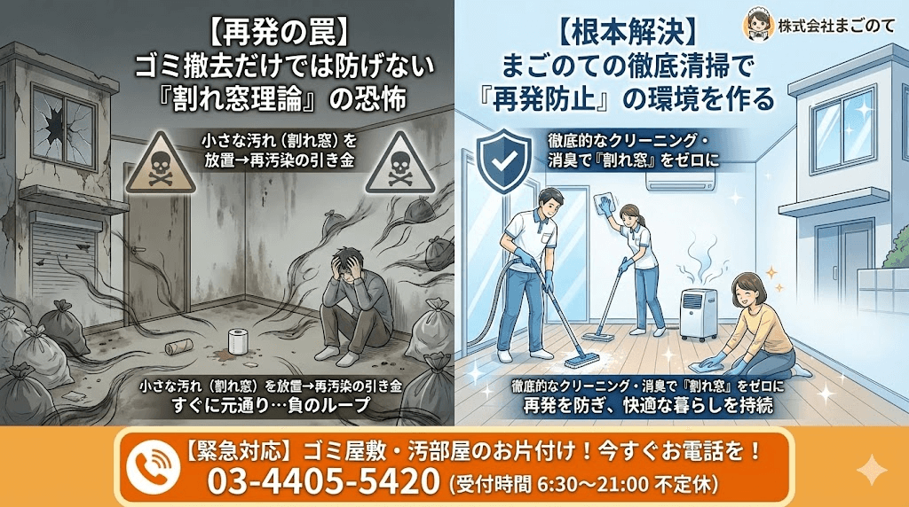 ゴミ屋敷片付け後の清掃