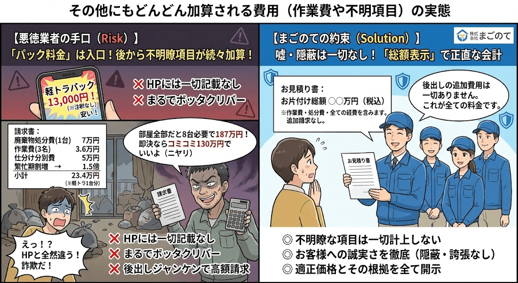 ゴミ屋敷専門パートナーズに騙された