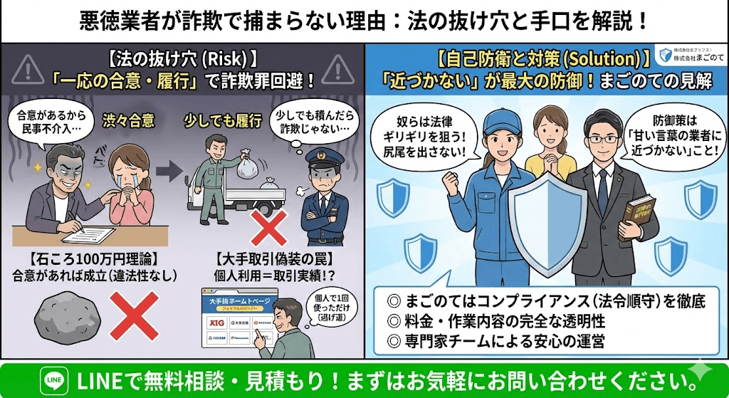 悪徳不用品回収屋にひっかからないために