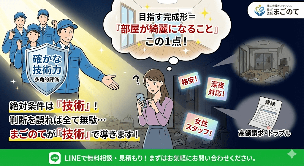 ゴミ屋敷片付け業者選び東京版