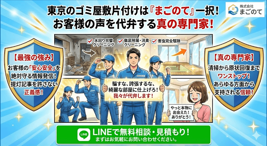 お部屋のお片付け相談はLINEが便利