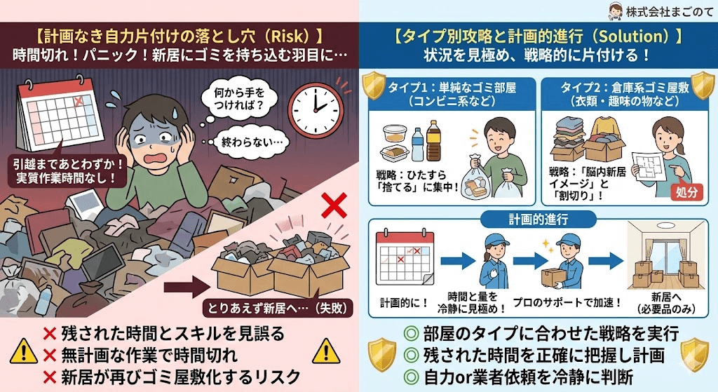 ゴミ屋敷から理想の部屋へ