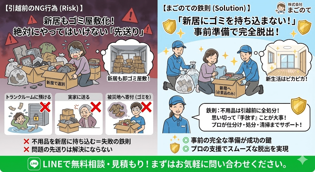 被災地に不用品を送ってはいけない