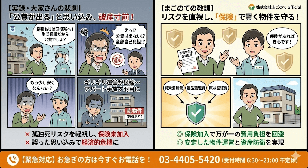 特殊清掃費用は高額なので普段から対策しておくこと