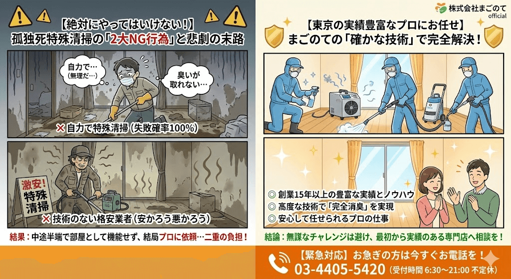 下手くそ特殊清掃業者のやり直し