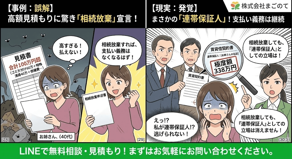 相続放棄で逃げ切れるほど世の中甘くない！