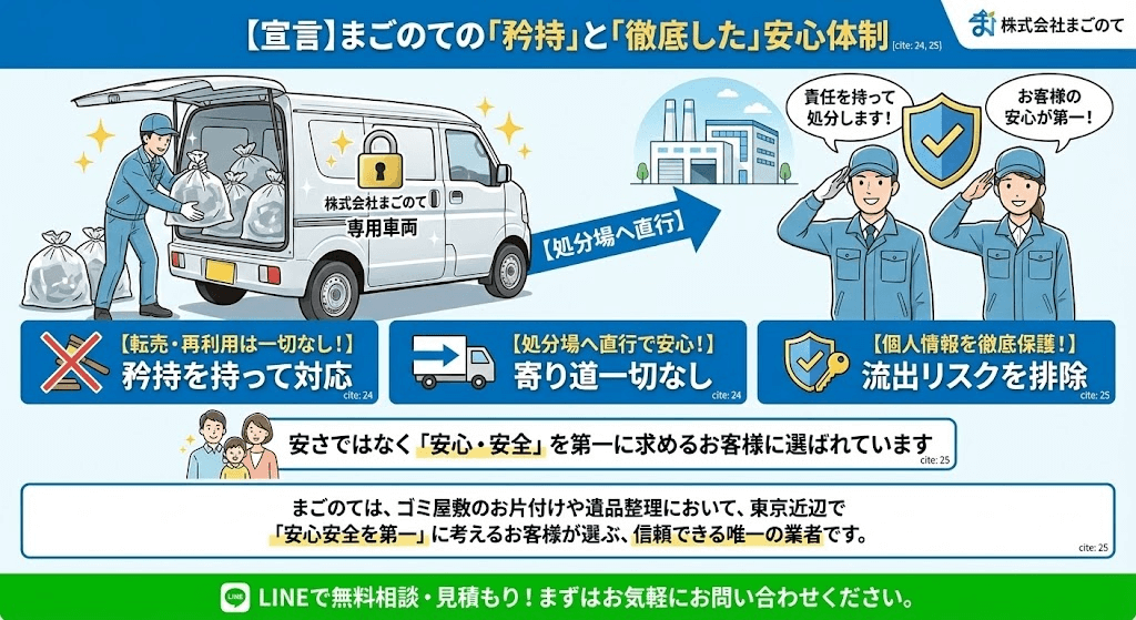 ゴミ屋敷や汚部屋のLINEお手軽見積もりはこちら