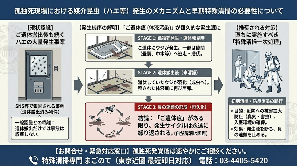問題解決が早い特殊清掃業者ならまごのて