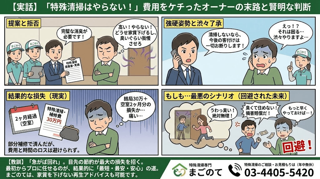 物件価値を棄損しない特殊清掃と原状回復をする「まごのて」