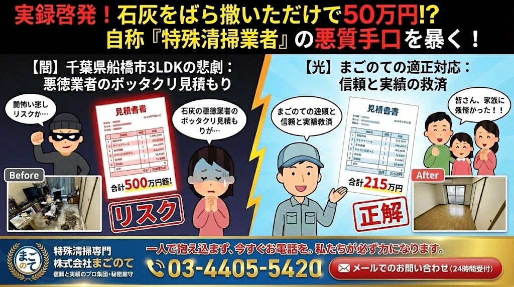悪徳特殊清掃業者