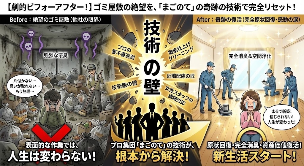 ゴミ屋敷片付けの悪徳業者に注意