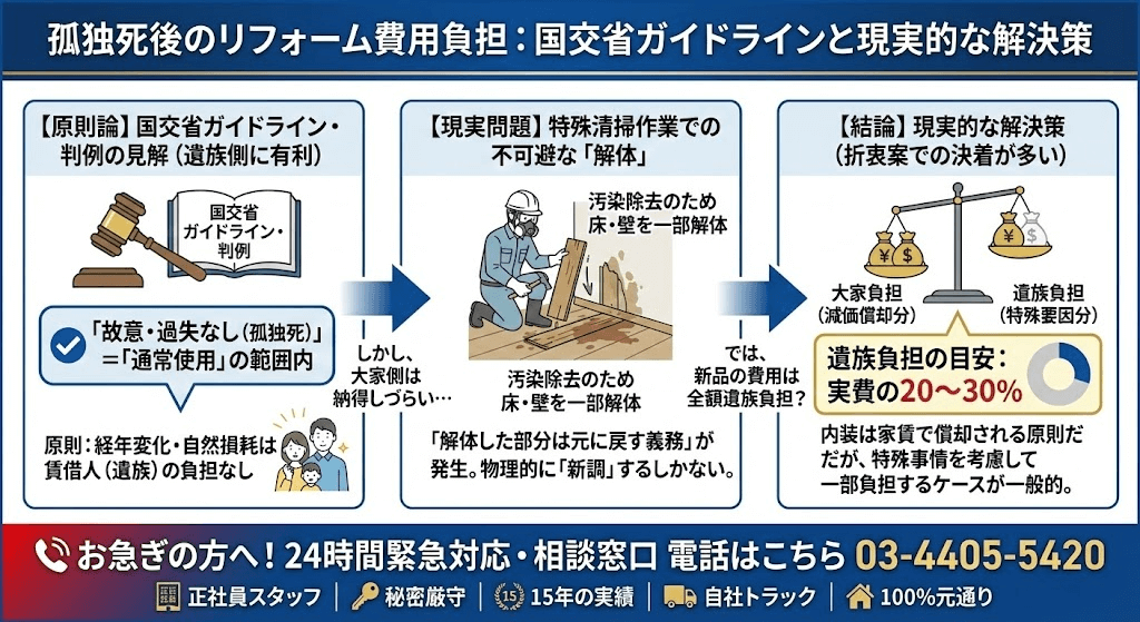 特殊清掃後のリフォームについて