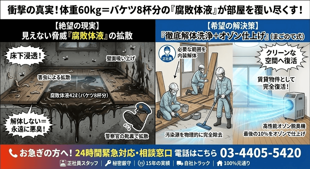 完全消臭へ至る特殊清掃技術を集結！